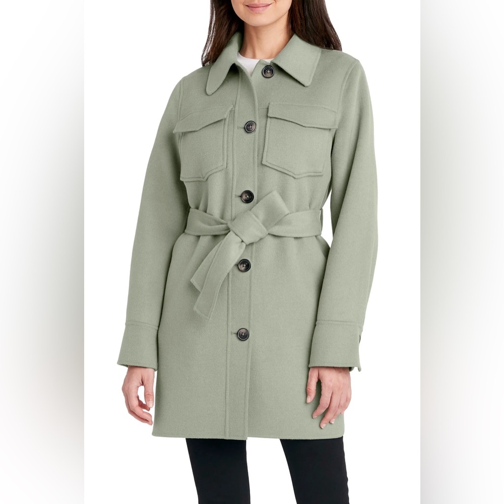 Brand NewTahari Wool Belted Coat Jacket $320